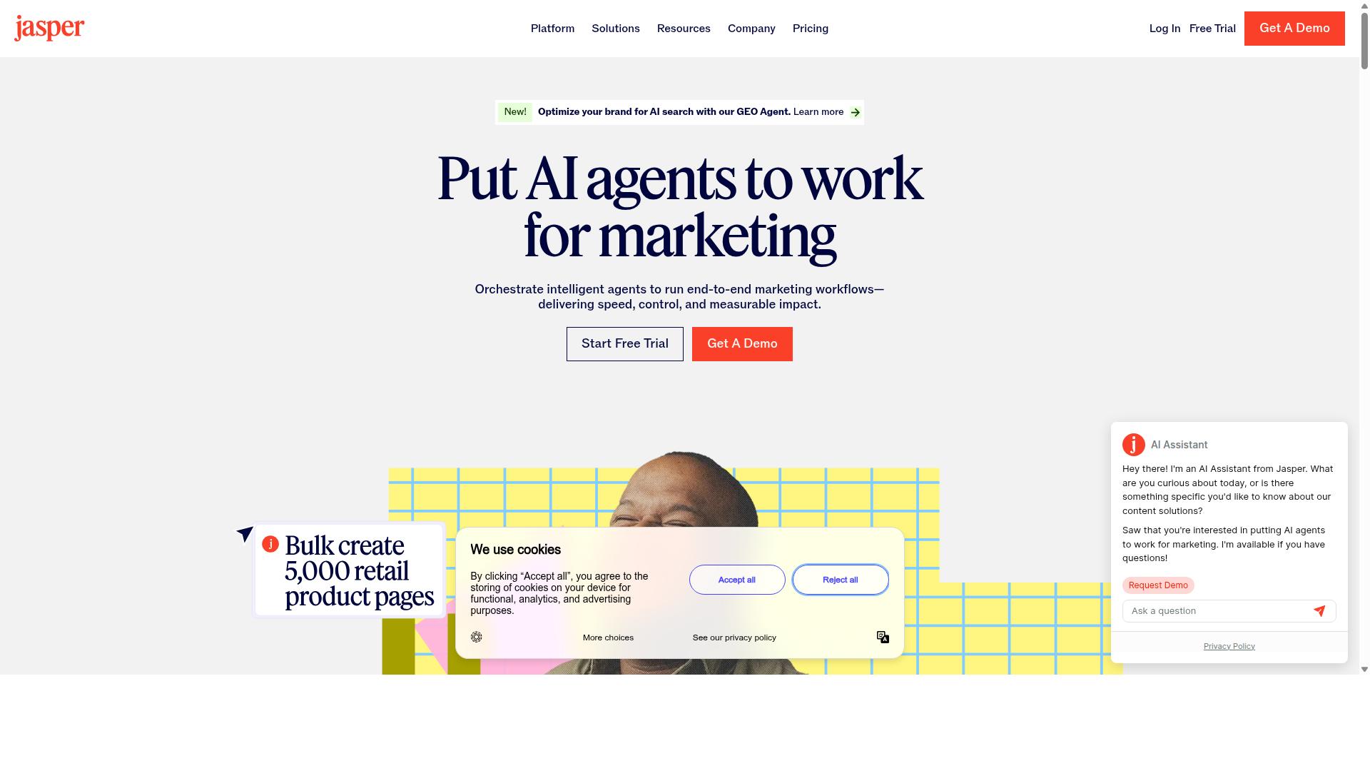 Jasper website